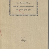 Die Markenheftchen, Kehrdruck und Zwischenstegmarken der Schweiz 1904-1954